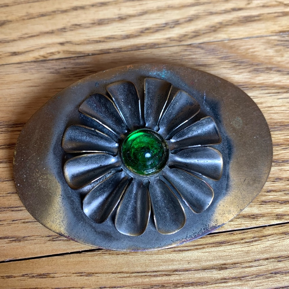 Vintage Hippy Flower Brooch